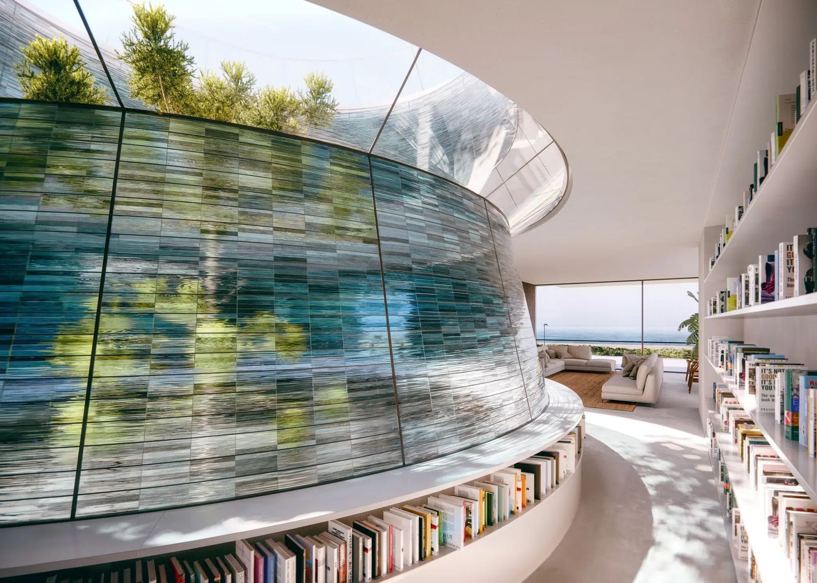 The Void as seen from the interior of an exclusive residence
