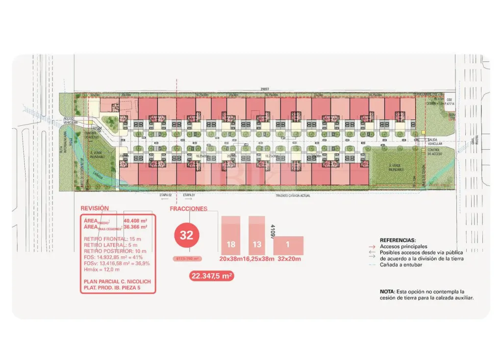 760 m² plots in Cinetic Business Park · Land in Canelones