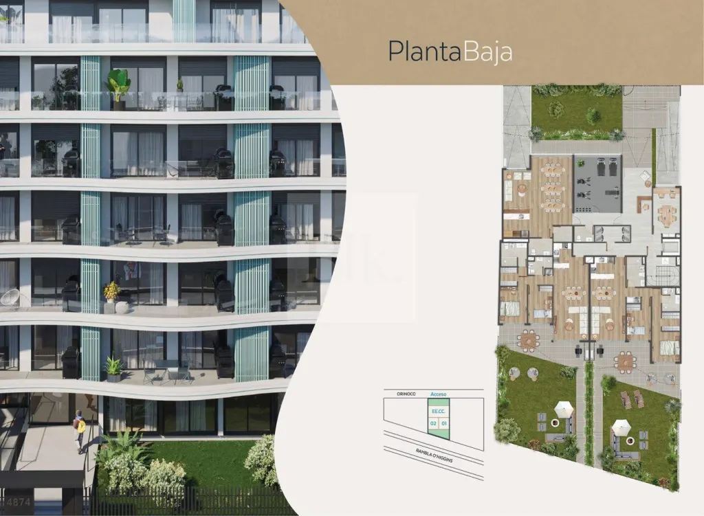 Apartamento de 1 quarto no Cordelia, Malvín · Apartamento em Malvín