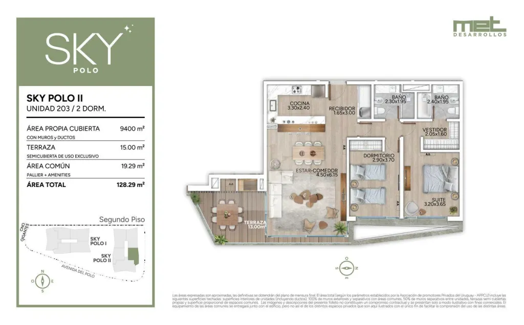 2-bedroom apartment at Sky Polo, Carrasco · Apartment in Los Olivos