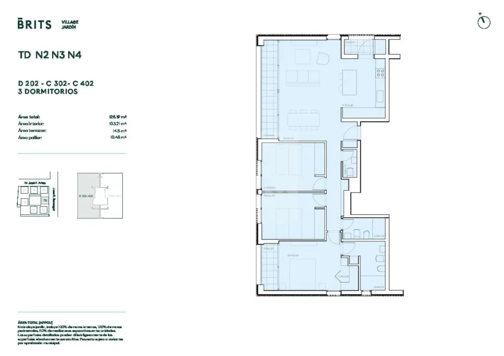 3-bedroom apartment at Brits Village, Carrasco Norte · Apartment in Carrasco Norte