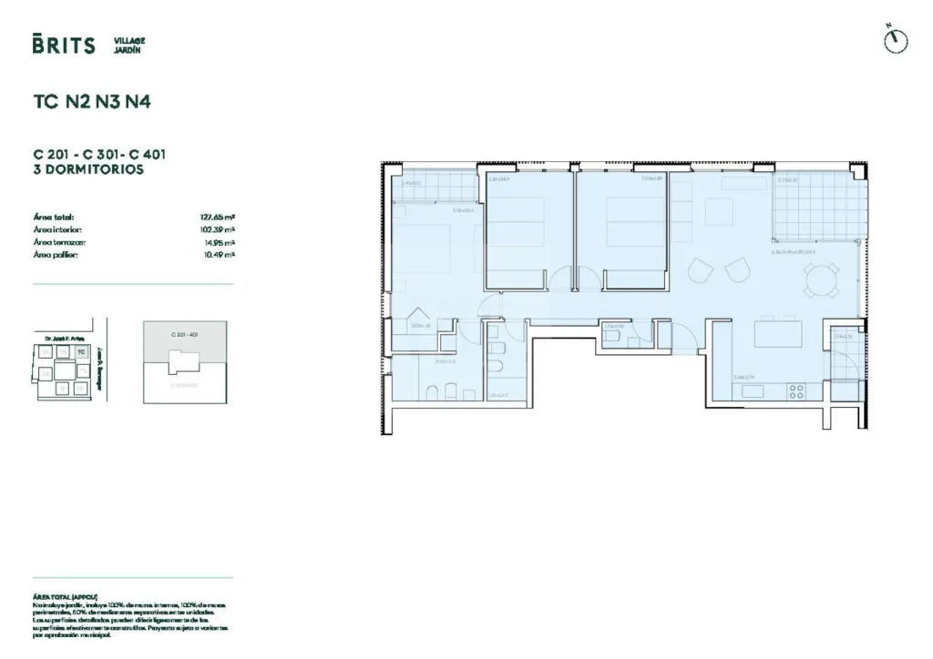 3-bedroom apartment at Brits Village, Carrasco Norte · Apartment in Carrasco Norte