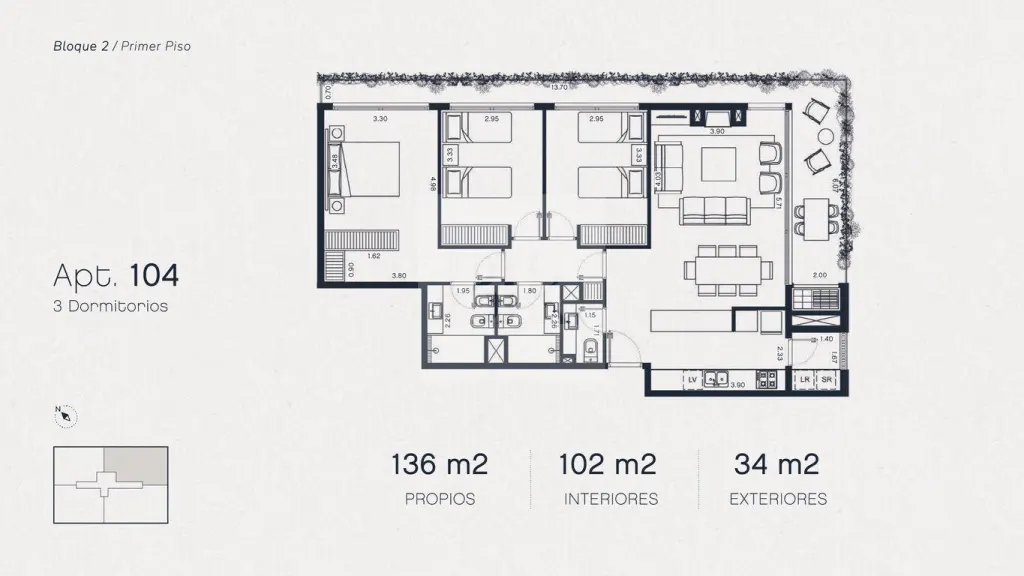 Apartamento de 3 quartos no Pausa Montoya · Apartamento em Montoya