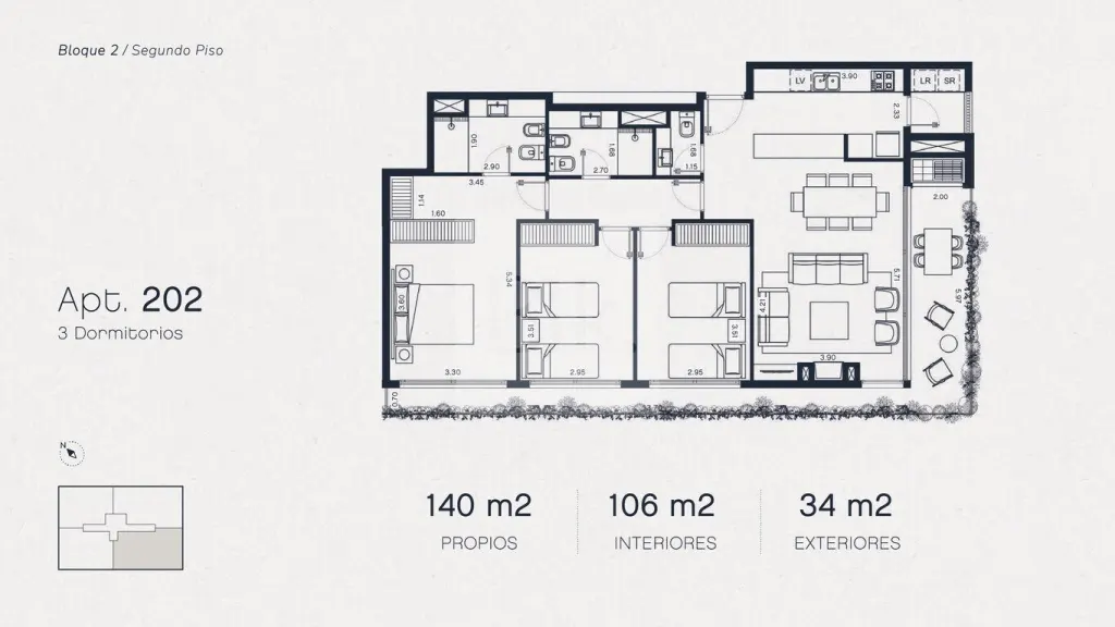 3-bedroom apartment in Pausa Montoya · Apartment in Montoya