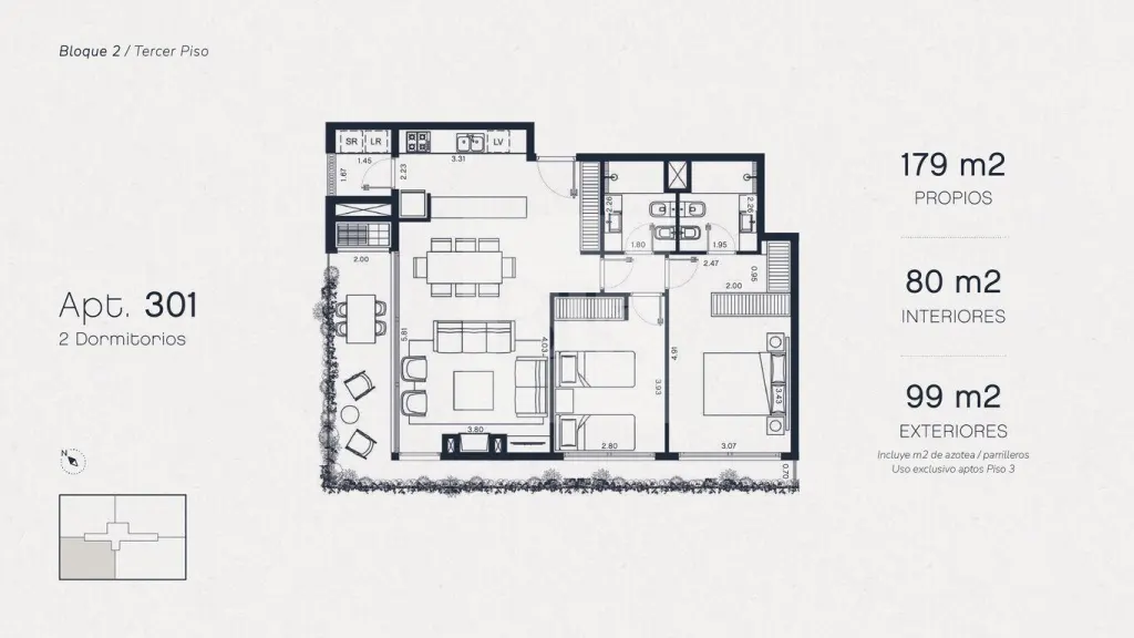 Apartamento de 2 quartos com rooftop no Pausa Montoya · Apartamento em Montoya