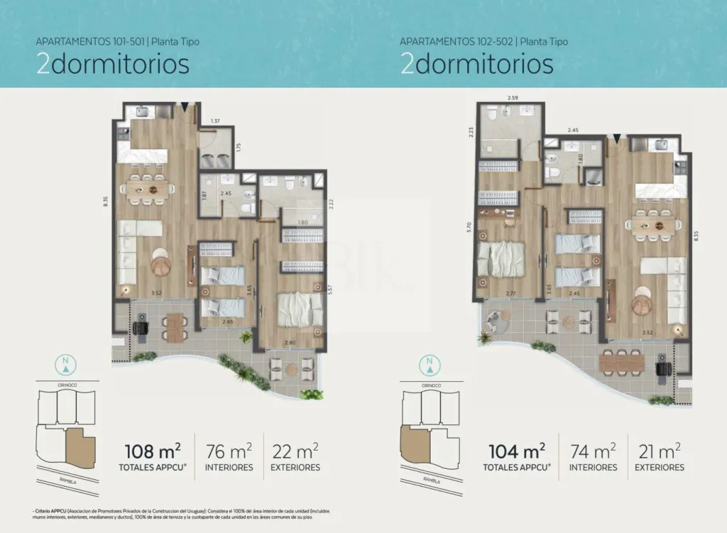 Cordelia - Apartamento de 2 dormitorios en venta · Apartamento en Malvín