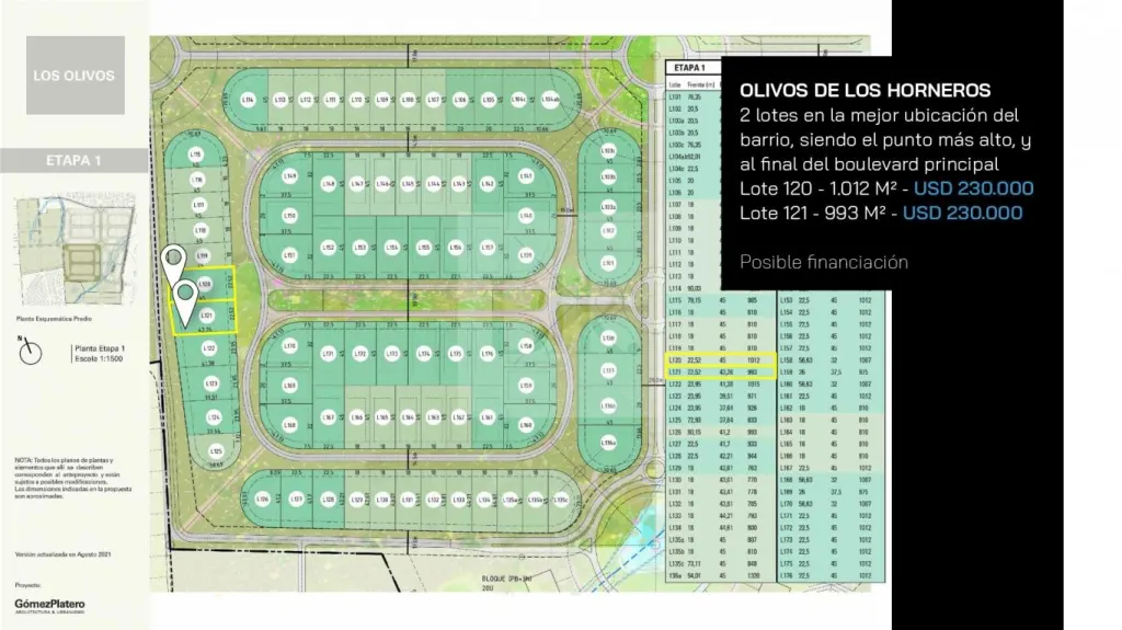 2005m2 de terreno en Los Olivos de los Horneros - Reventa · Terreno en Los Olivos de los Horneros