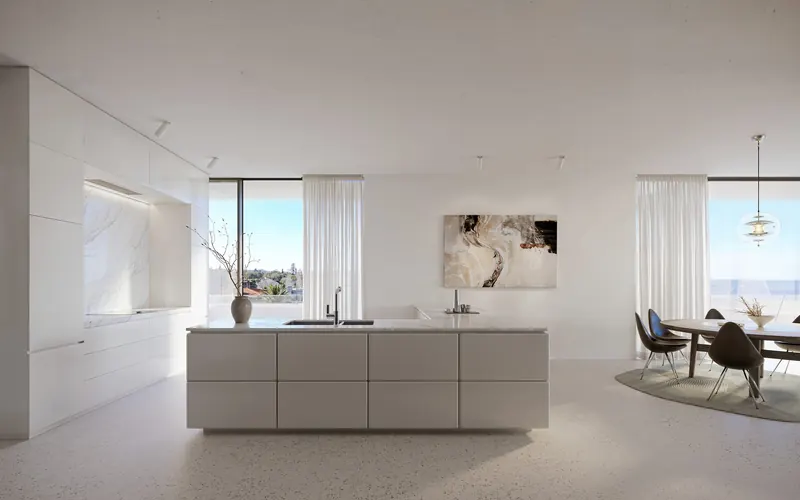 Cocina de la unidad 204
